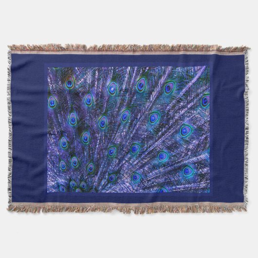 Couverture Peacock violet gros plan (Devant)