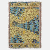 Couverture Peacocks Birds Rowan Trees Art Nouveau (devant Vertical)