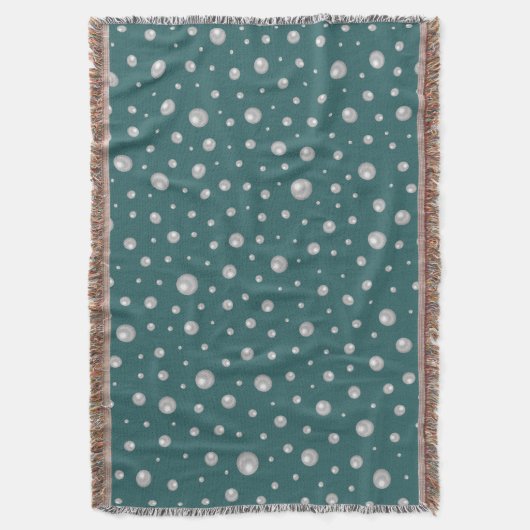 Couverture Pearl Pattern on Transformative Teal Background (devant Vertical)