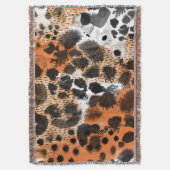 Couverture Peau animale : motif léopard créatif. (devant Vertical)