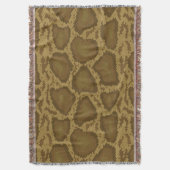 Couverture Peau de serpent, motif de reptile (devant Vertical)