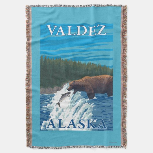 Couverture Pêche d'ours en rivière - Valdez, Alaska (devant Vertical)