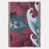 Couverture Peinture à l'huile de Neptune Crimson (devant Vertical)