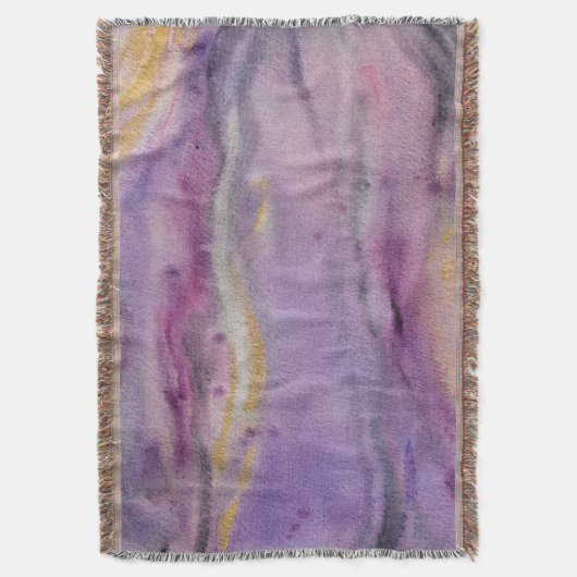 Couverture Peinture Abstraite Moonglow Gold (devant Vertical)