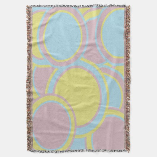 Couverture Peinture Abstraite Pastel moderne (devant Vertical)