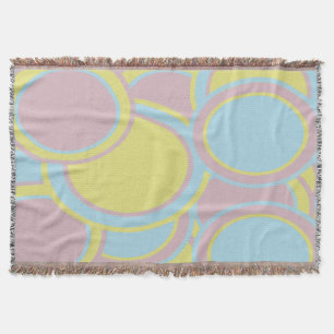 Couverture Peinture Abstraite Pastel moderne