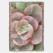 Couverture Peinture acrylique Succulente Echeveria Cactus (devant Vertical)