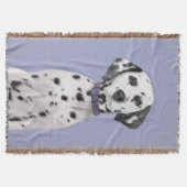 Couverture Peinture Dalmatienne - Cute Original Chien Art (Devant)