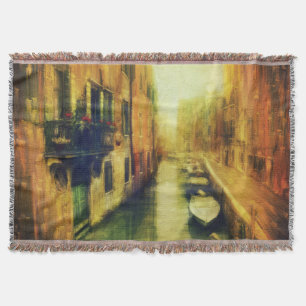 Couverture Peinture de balcon du canal de Venise