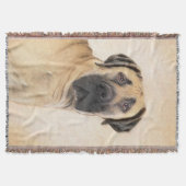 Couverture Peinture de Boerboel - Art Original Mignon de Chie (Devant)