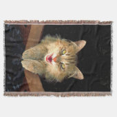 Couverture Peinture de chat Mad - Cute Original Cat Art (Devant)