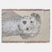 Couverture Peinture de Chien Havanais - Cute Original Chien A (Devant)