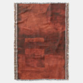 Couverture Peinture de Crimson profonde avec formes géométriq (devant Vertical)