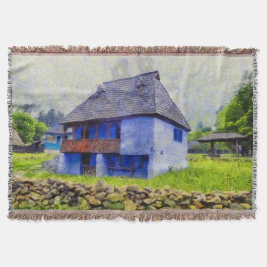 Couverture Peinture de maison bleue (Devant)