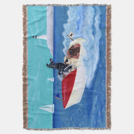 Couverture Peinture fraîche de Labradors d'été (devant Vertical)