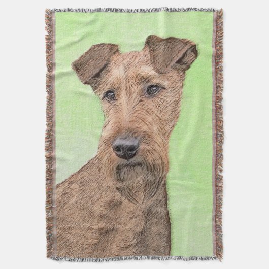 Couverture Peinture Irlandaise Terrier - Cute Original Chien (devant Vertical)