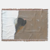 Couverture Peinture Junco foncée - Art original pour oiseaux (Devant)