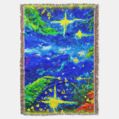 Couverture Peinture Jungle Stars. Commandez dès maintenant  (devant Vertical)