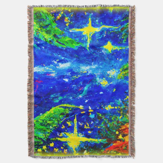 Couverture Peinture Jungle Stars. Commandez dès maintenant (devant Vertical)