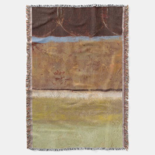 Couverture Peinture moderne dans les tons de terre par Norman (devant Vertical)