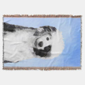 Couverture Peinture Portugaise de Chien d'Eau - Art original  (Devant)