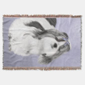 Couverture Peinture Shih Tzu - Cute Original Chien Art (Devant)