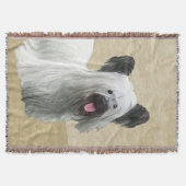 Couverture Peinture Skye Terrier - Cute Original Chien Art (Devant)