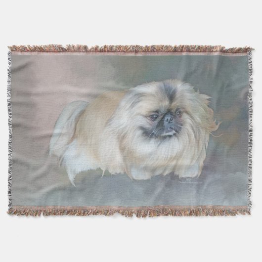 Couverture Pékinois sur Taupe (Devant)