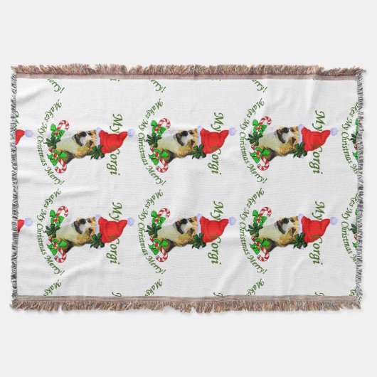 Couverture Pembroke Welsh Corgi Noël (Devant)