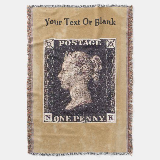 Couverture Penny Black Postage Timbre (devant Vertical)