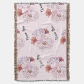 Couverture Pépinière florale rose personnalisée Lancer la cou (devant Vertical)