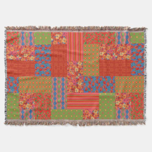 Couverture Pépites nostalgiques Faux-patchwork Jetez la couve (Devant)