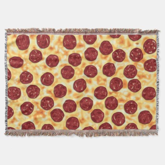 Couverture Pepperoni Pizza Motif (Devant)