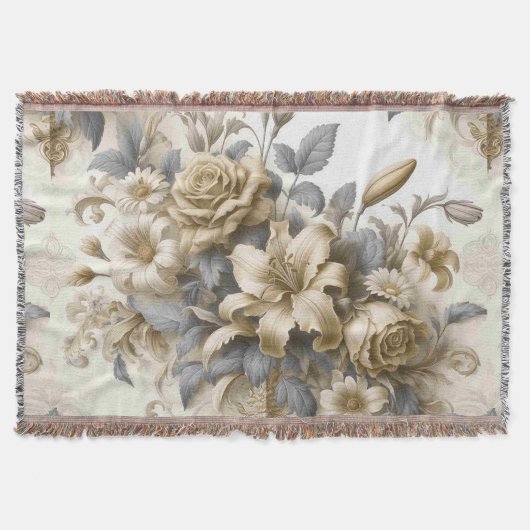 Couverture Perfection florale Jaune antique (Devant)