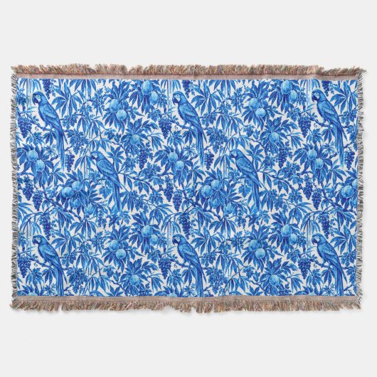 Couverture Perroquets bleus dans un jardin tropical (Devant)