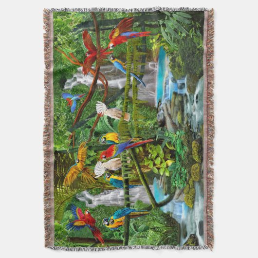 COUVERTURE PERROQUETS DANS LE PARADIS (devant Vertical)