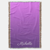 Couverture Personalisé violet ombre (devant Vertical)