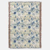 Couverture Personalized Name Blue Wildflowers (devant Vertical)