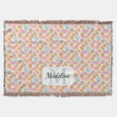 Couverture Personalized Tea & Baker Monogram Throw Blanket (Devant)