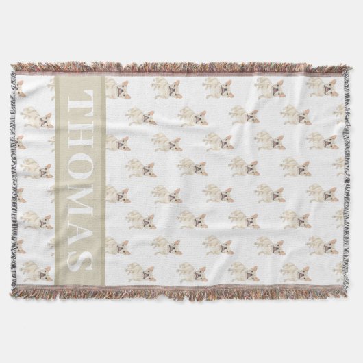 Couverture PersonalizedFrenchie (Fawn Tan Crème) (Devant)