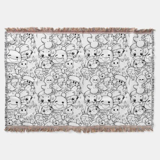 Couverture Personnages Mignons Kawaii Doodle (1) (Devant)