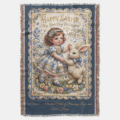 Couverture personnalisable de Pâques pour bébé ave (devant Vertical)