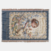 Couverture personnalisable de Pâques pour bébé ave (Devant)