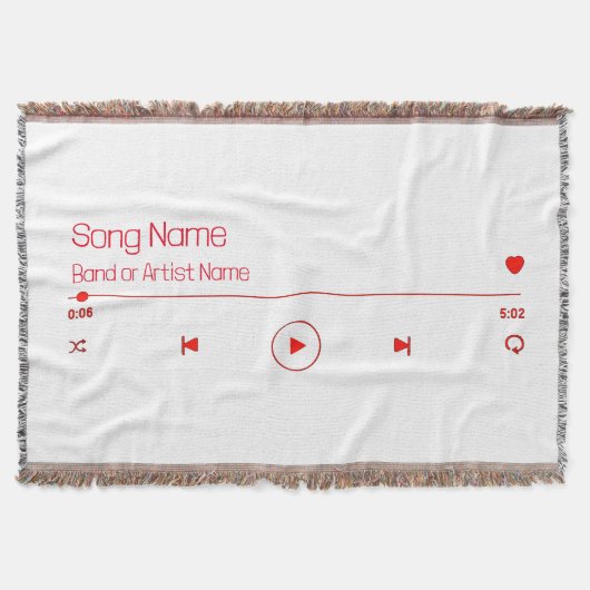 Couverture Personnalisable votre musique préférée (Devant)