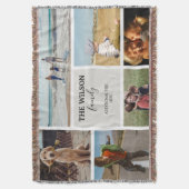 Couverture Personnalisé 6 Photo Famille Souvenirs Collage (devant Vertical)