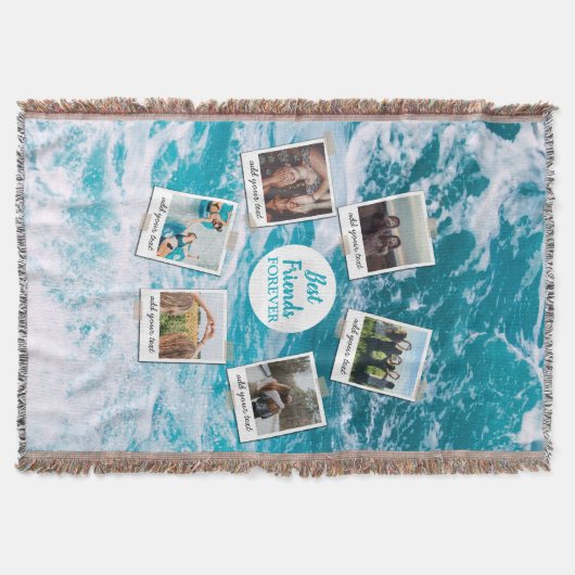 Couverture Personnalisé Best Friends 6 Photo Collage personna (Devant)