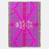 Couverture Personnalisé Conserver le calme et votre texte pou (devant Vertical)