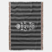 Couverture Personnalisé Conserver le calme et votre texte pou (devant Vertical)