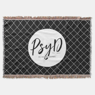 Couverture Personnalisé Elegant PsyD Docteur en Psychologie