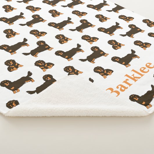 Couverture personnalisée à cheveux longs - Chien (3/4)